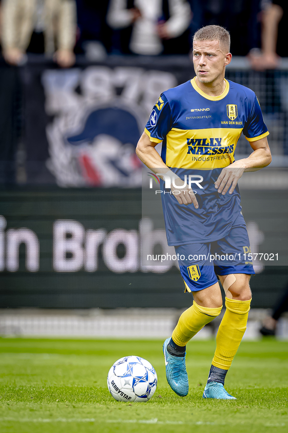 RKC player Dario van de Buijs plays during the match Willem II vs. RKC at the Koning Willem II stadium for the Dutch Eredivisie season 2024-...