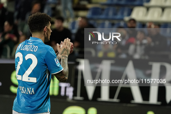 Giovanni Di Lorenzo (Napoli SSC) during the Serie A TIM match between Cagliari Calcio and Napoli SSC in Italy, on September 15, 2024 