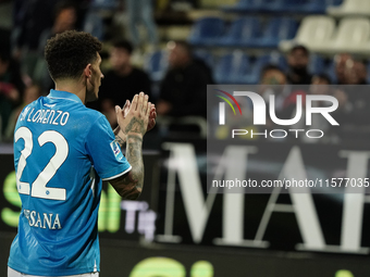 Giovanni Di Lorenzo (Napoli SSC) during the Serie A TIM match between Cagliari Calcio and Napoli SSC in Italy, on September 15, 2024 (