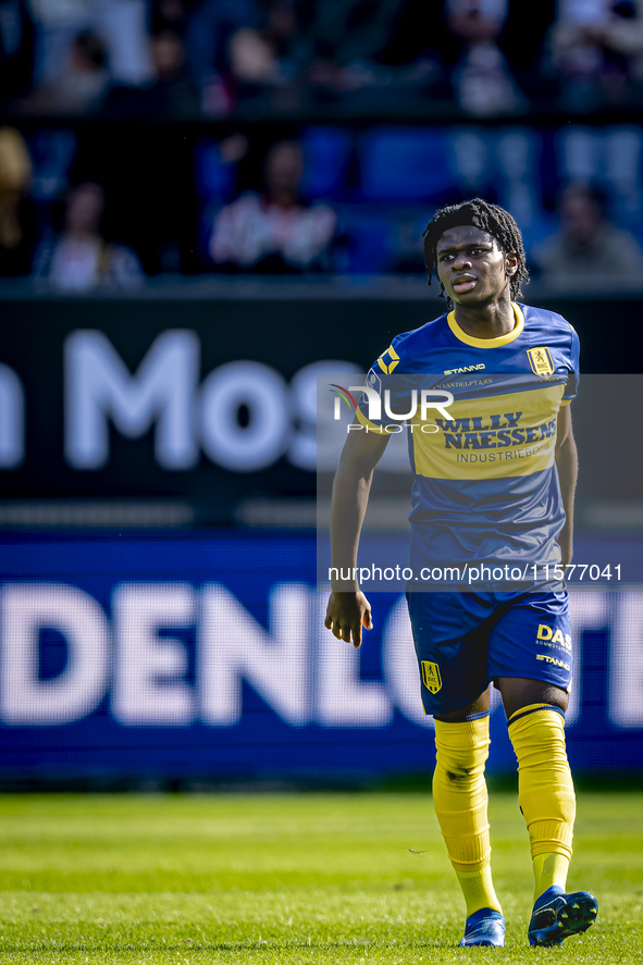 RKC player Chris Lokesa plays during the match Willem II vs. RKC at the Koning Willem II stadium for the Dutch Eredivisie season 2024-2025 i...