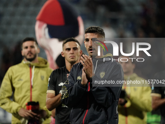 During the Serie A TIM match between Cagliari Calcio and Napoli SSC in Italy, on September 15, 2024 (