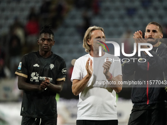 During the Serie A TIM match between Cagliari Calcio and Napoli SSC in Italy, on September 15, 2024 (