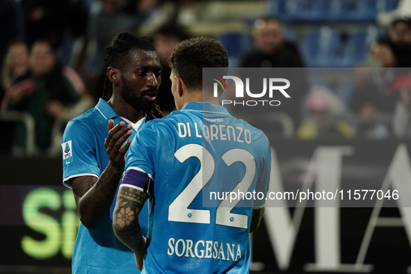 Giovanni Di Lorenzo (Napoli SSC) during the Serie A TIM match between Cagliari Calcio and Napoli SSC in Italy, on September 15, 2024 