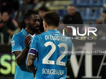 Giovanni Di Lorenzo (Napoli SSC) during the Serie A TIM match between Cagliari Calcio and Napoli SSC in Italy, on September 15, 2024 (