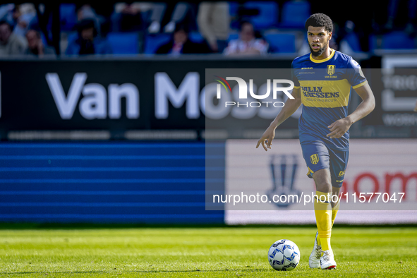 RKC player Roshon van Eijma plays during the match Willem II vs. RKC at the Koning Willem II stadium for the Dutch Eredivisie season 2024-20...