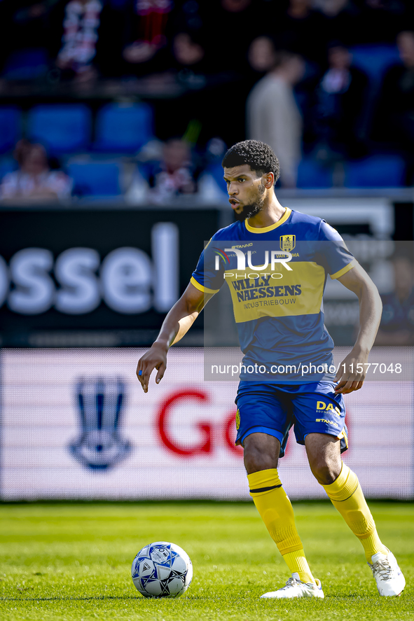 RKC player Roshon van Eijma plays during the match Willem II vs. RKC at the Koning Willem II stadium for the Dutch Eredivisie season 2024-20...