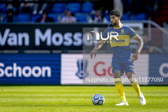 RKC player Roshon van Eijma plays during the match Willem II vs. RKC at the Koning Willem II stadium for the Dutch Eredivisie season 2024-20...