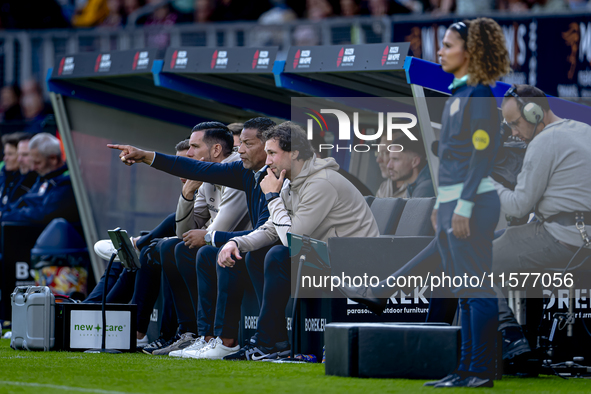 RKC trainer Henk Fraser during the match Willem II - RKC at the Koning Willem II stadium for the Dutch Eredivisie season 2024-2025 in Tilbur...