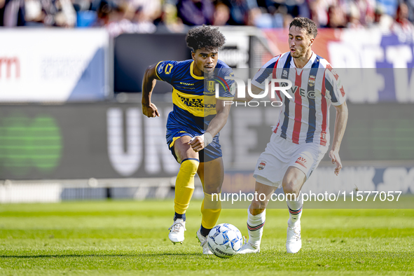 RKC player Godfried Roemeratoe plays during the match Willem II vs. RKC at the Koning Willem II stadium for the Dutch Eredivisie season 2024...