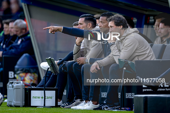 RKC trainer Henk Fraser during the match Willem II - RKC at the Koning Willem II stadium for the Dutch Eredivisie season 2024-2025 in Tilbur...