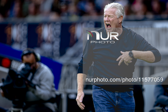 Willem II trainer Peter Maes during the match Willem II vs. RKC at the Koning Willem II stadium for the Dutch Eredivisie season 2024-2025 in...