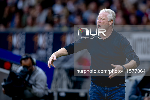 Willem II trainer Peter Maes during the match Willem II vs. RKC at the Koning Willem II stadium for the Dutch Eredivisie season 2024-2025 in...