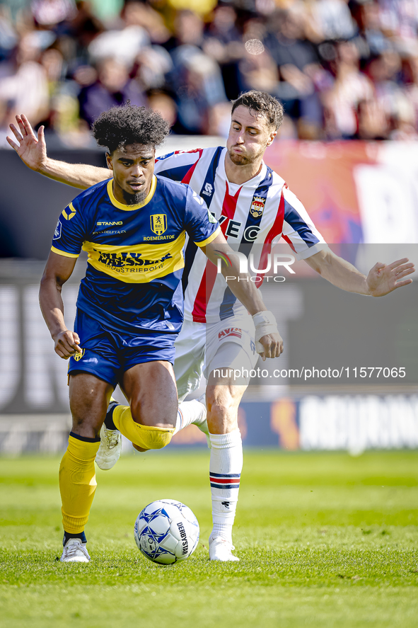 RKC player Godfried Roemeratoe plays during the match Willem II vs. RKC at the Koning Willem II stadium for the Dutch Eredivisie season 2024...