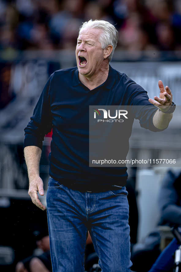 Willem II trainer Peter Maes during the match Willem II vs. RKC at the Koning Willem II stadium for the Dutch Eredivisie season 2024-2025 in...