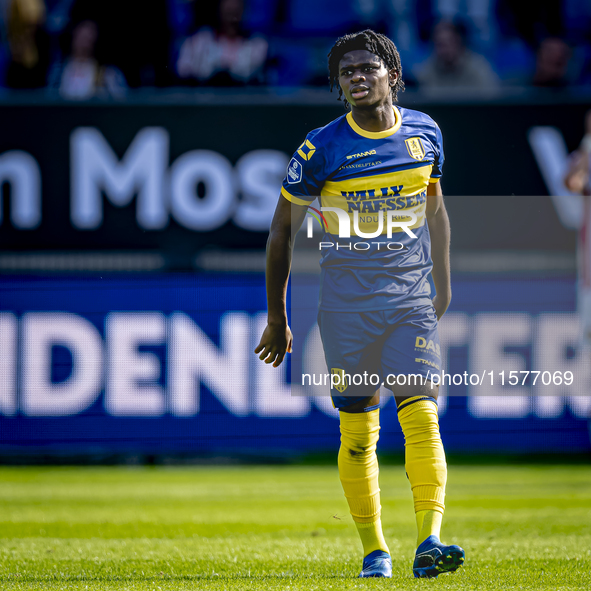 RKC player Chris Lokesa plays during the match Willem II vs. RKC at the Koning Willem II stadium for the Dutch Eredivisie season 2024-2025 i...