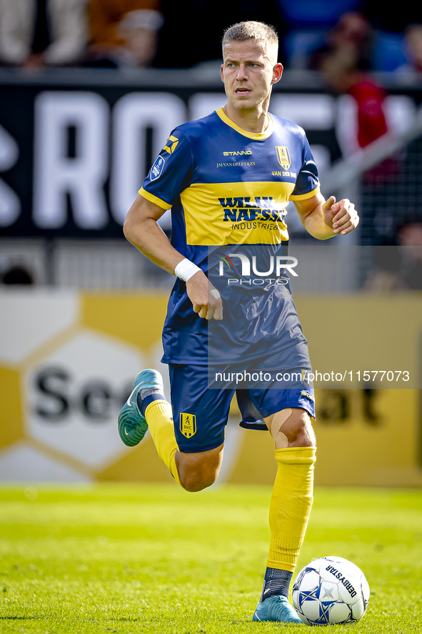 RKC player Dario van de Buijs plays during the match Willem II vs. RKC at the Koning Willem II stadium for the Dutch Eredivisie season 2024-...