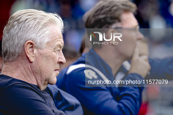 Willem II trainer Peter Maes during the match Willem II vs. RKC at the Koning Willem II stadium for the Dutch Eredivisie season 2024-2025 in...