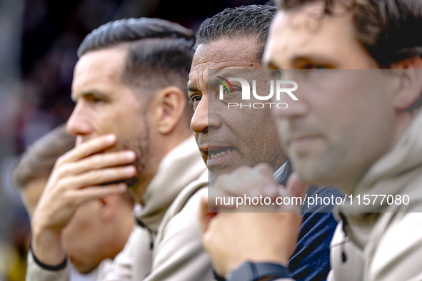 RKC trainer Henk Fraser during the match Willem II - RKC at the Koning Willem II stadium for the Dutch Eredivisie season 2024-2025 in Tilbur...