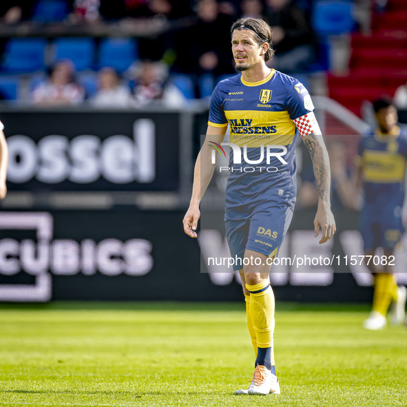 RKC player Oskar Zawada plays during the match Willem II vs. RKC at the Koning Willem II stadium for the Dutch Eredivisie season 2024-2025 i...