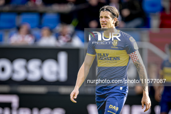 RKC player Oskar Zawada plays during the match Willem II vs. RKC at the Koning Willem II stadium for the Dutch Eredivisie season 2024-2025 i...