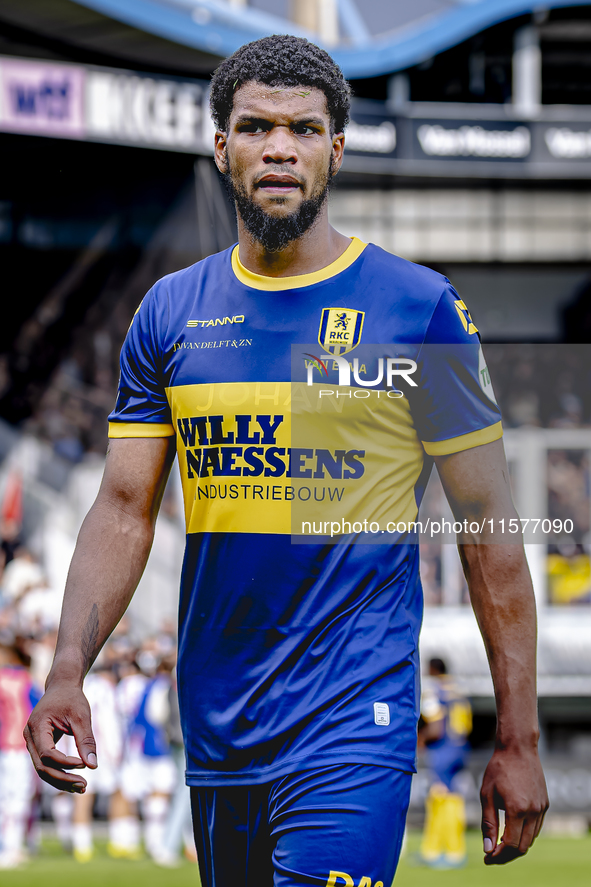 RKC player Roshon van Eijma plays during the match Willem II vs. RKC at the Koning Willem II stadium for the Dutch Eredivisie season 2024-20...