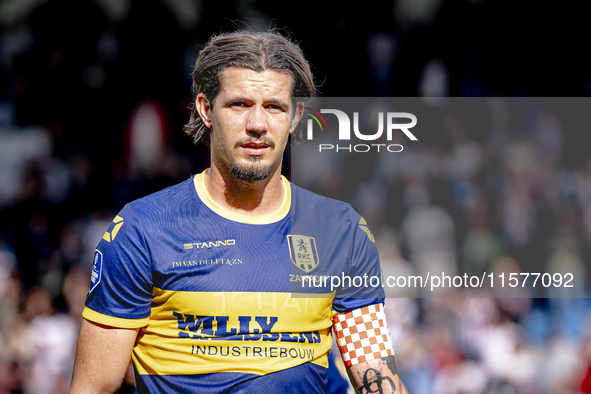 RKC player Oskar Zawada plays during the match Willem II vs. RKC at the Koning Willem II stadium for the Dutch Eredivisie season 2024-2025 i...