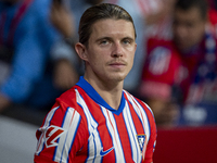 Conor Gallagher of Atletico de Madrid enters the field during the La Liga EA Sports 2024/25 football match between Atletico Madrid and Valen...