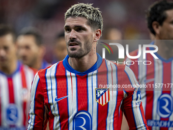 Rodrigo De Paul of Atletico de Madrid is seen before the La Liga EA Sports 2024/25 football match between Atletico Madrid and Valencia CF at...