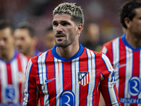 Rodrigo De Paul of Atletico de Madrid is seen before the La Liga EA Sports 2024/25 football match between Atletico Madrid and Valencia CF at...