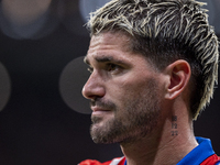 Rodrigo De Paul of Atletico de Madrid is seen before the La Liga EA Sports 2024/25 football match between Atletico Madrid and Valencia CF at...