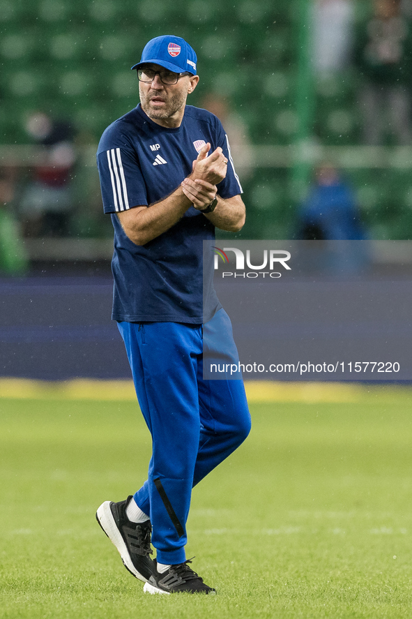 Coach Marek Papszun during Legia Warsaw vs Rakow Czestochowa - PKO  Ekstraklasa match in Warsaw, Poland on September 15, 2024. 