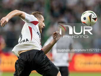 Rafal Augustyniak during Legia Warsaw vs Rakow Czestochowa - PKO  Ekstraklasa match in Warsaw, Poland on September 15, 2024. (