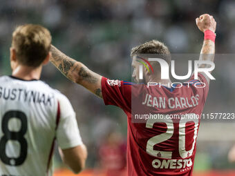 Jean Carlos Silva during Legia Warsaw vs Rakow Czestochowa - PKO  Ekstraklasa match in Warsaw, Poland on September 15, 2024. (