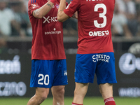 Jean Carlos Silva, Milan Rundic during Legia Warsaw vs Rakow Czestochowa - PKO  Ekstraklasa match in Warsaw, Poland on September 15, 2024. (