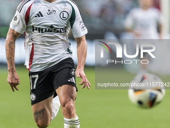 Migouel Alfarela during Legia Warsaw vs Rakow Czestochowa - PKO  Ekstraklasa match in Warsaw, Poland on September 15, 2024. (