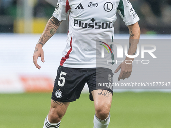 Claude Goncalves during Legia Warsaw vs Rakow Czestochowa - PKO  Ekstraklasa match in Warsaw, Poland on September 15, 2024. (