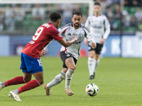 Michael Ameyaw, Luquinhas during Legia Warsaw vs Rakow Czestochowa - PKO  Ekstraklasa match in Warsaw, Poland on September 15, 2024. (