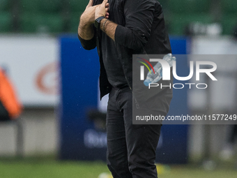 Coach Goncalo Feio during Legia Warsaw vs Rakow Czestochowa - PKO  Ekstraklasa match in Warsaw, Poland on September 15, 2024. (