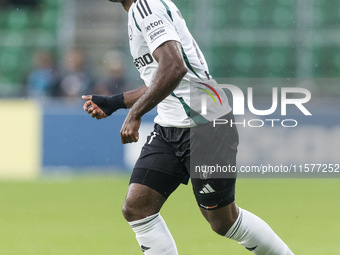 Jean - Pierre Nsame during Legia Warsaw vs Rakow Czestochowa - PKO  Ekstraklasa match in Warsaw, Poland on September 15, 2024. (