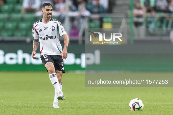 Claude Goncalves during Legia Warsaw vs Rakow Czestochowa - PKO  Ekstraklasa match in Warsaw, Poland on September 15, 2024. 