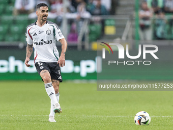 Claude Goncalves during Legia Warsaw vs Rakow Czestochowa - PKO  Ekstraklasa match in Warsaw, Poland on September 15, 2024. (