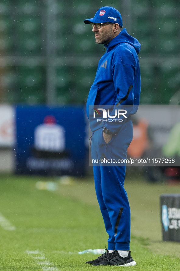 Coach Marek Papszun during Legia Warsaw vs Rakow Czestochowa - PKO  Ekstraklasa match in Warsaw, Poland on September 15, 2024. 