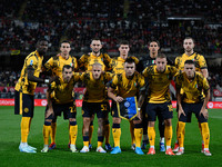 The lineup of FC Inter during the Italian Serie A football match between AC Monza and Inter FC Internazionale in Monza, Italy, on September...