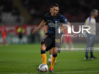 Matteo Darmian of FC Inter during the Italian Serie A football match between AC Monza and Inter FC Internazionale in Monza, Italy, on Septem...