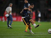 Henrikh Mkhitaryan of FC Inter during the Italian Serie A football match between AC Monza and Inter FC Internazionale in Monza, Italy, on Se...