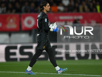 Yann Sommer of FC Inter during the Italian Serie A football match between AC Monza and Inter FC Internazionale in Monza, Italy, on September...