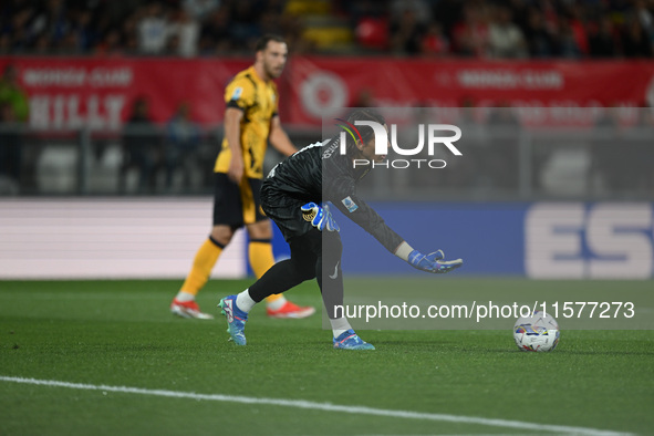 Yann Sommer of FC Inter during the Italian Serie A football match between AC Monza and Inter FC Internazionale in Monza, Italy, on September...