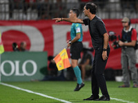 Head Coach Alessandro Nesta of AC Monza during the Italian Serie A football match between AC Monza and Inter FC Internazionale in Monza, Ita...