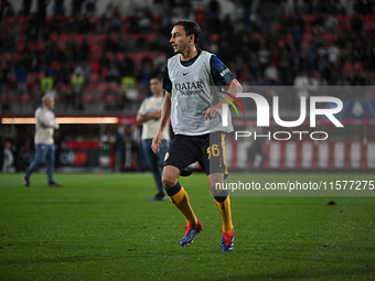 Matteo Darmian of FC Inter during the Italian Serie A football match between AC Monza and Inter FC Internazionale in Monza, Italy, on Septem...