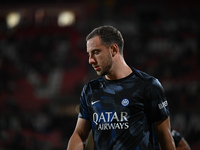 Carlos Augusto of FC Inter during the Italian Serie A football match between AC Monza and Inter FC Internazionale in Monza, Italy, on Septem...